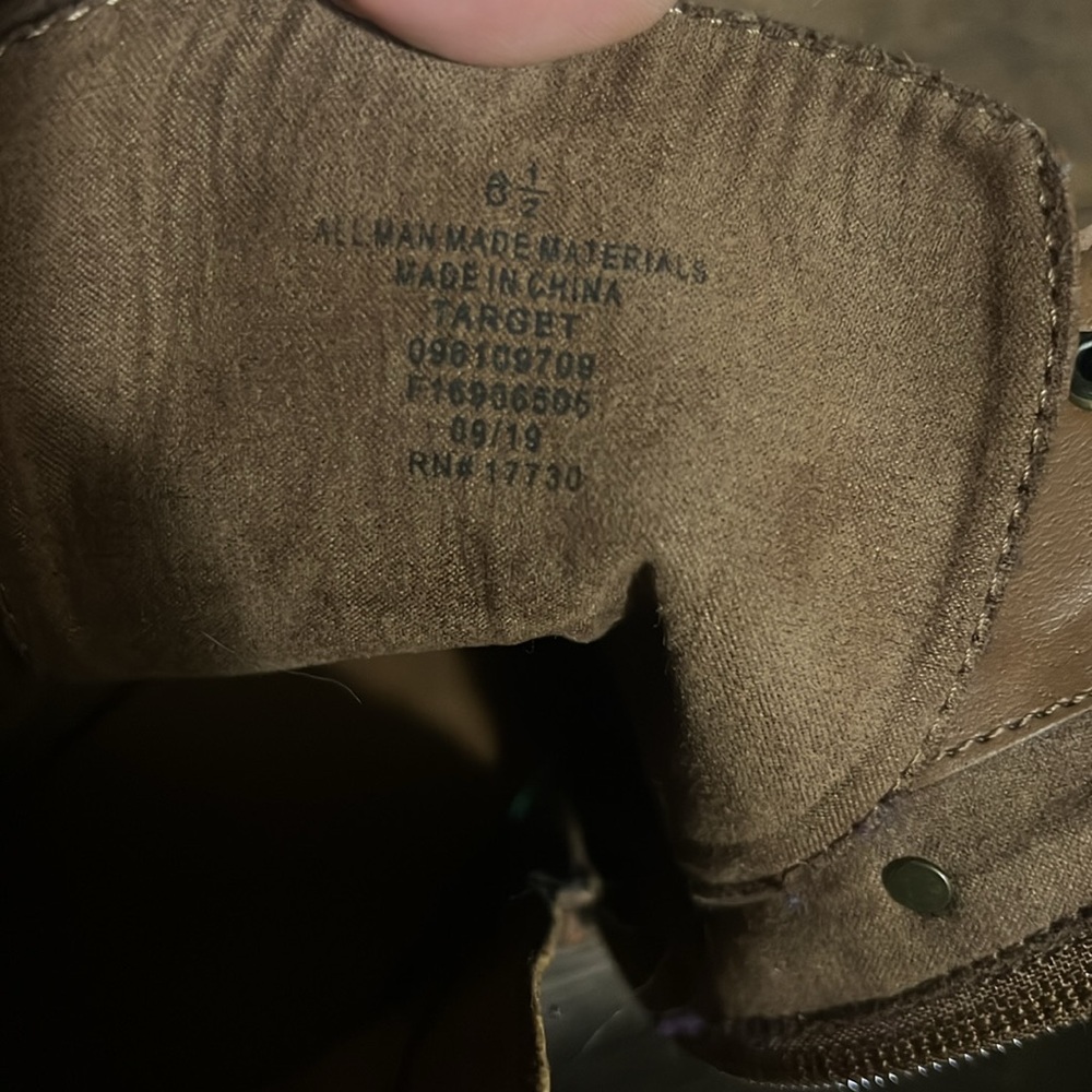 target brown combat boot - Picture 3 of 3